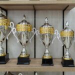 Trofeos ordenados de mayor tamaño a menor en tienda Trofeos Medina